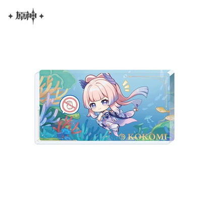 Genshin Impact Teyvat Nature Discovery Tour Series Chibi Peripherals