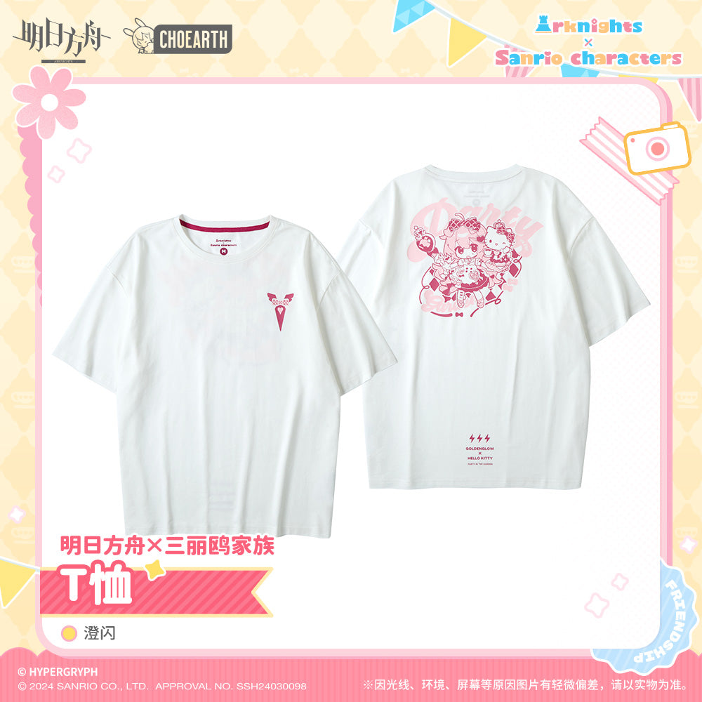 Arknights x Sanrio Goldenglow T-shirts