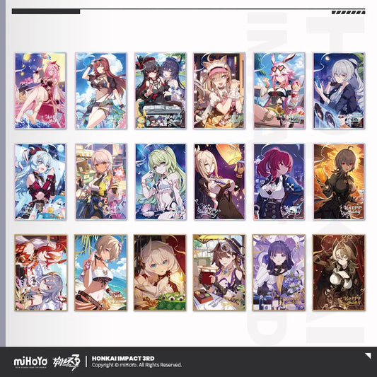 Honkai Impact 3rd Birthday Greeting Series PET Shikishi Cardboard