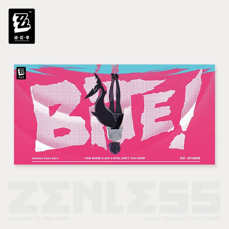 Zenless Zone Zero BITE! Jaw Series Bath Towel