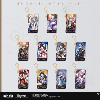 Honkai: Star Rail The Harmony Character Warp Artwork Acrylic Keychain