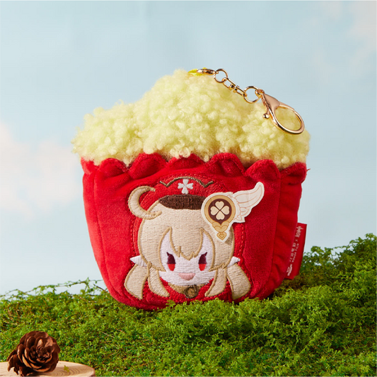 Genshin Impact x Wanda Film "Magic Screen Journey: A Date with Light and Shadow" Popcorn Plush Keychain