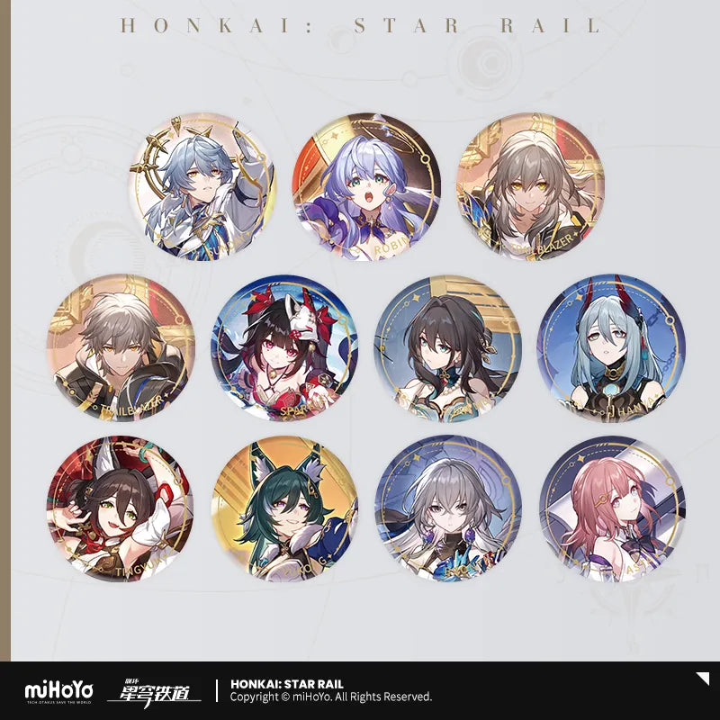 Honkai: Star Rail The Harmony Character Warp Artwork Tinplate Badge