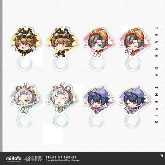 Tears of Themis Have Fun Series Chibi Acrylic Check-in Ring Set