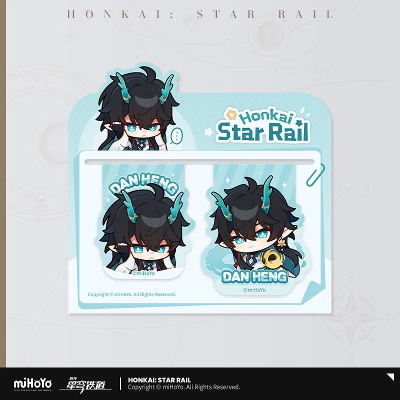 Honkai: Star Rail Pom-Pom Exhibition Series Soft Magnetic Bookmark Set