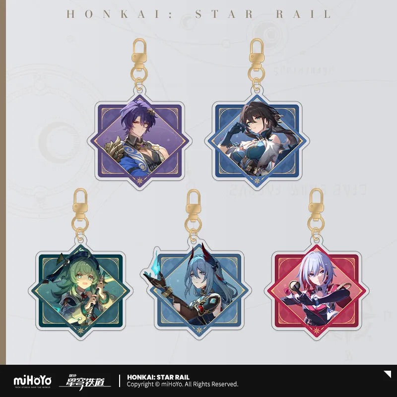 Honkai: Star Rail Interstellar Journey Series Acrylic Keychain