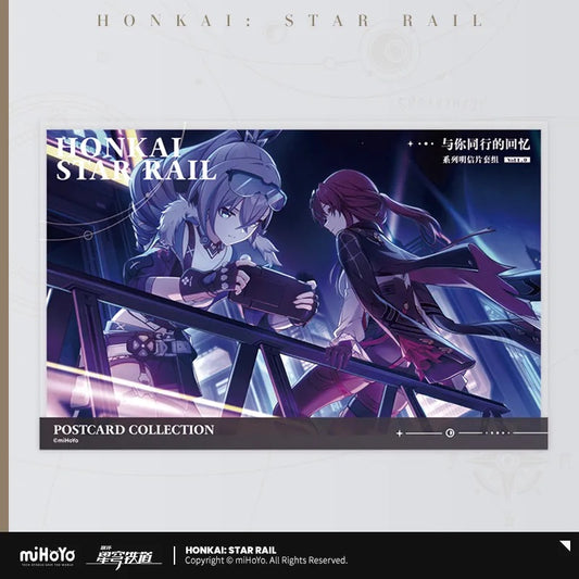 Honkai: Star Rail Memories Of Walking With You Series Postcard Collection