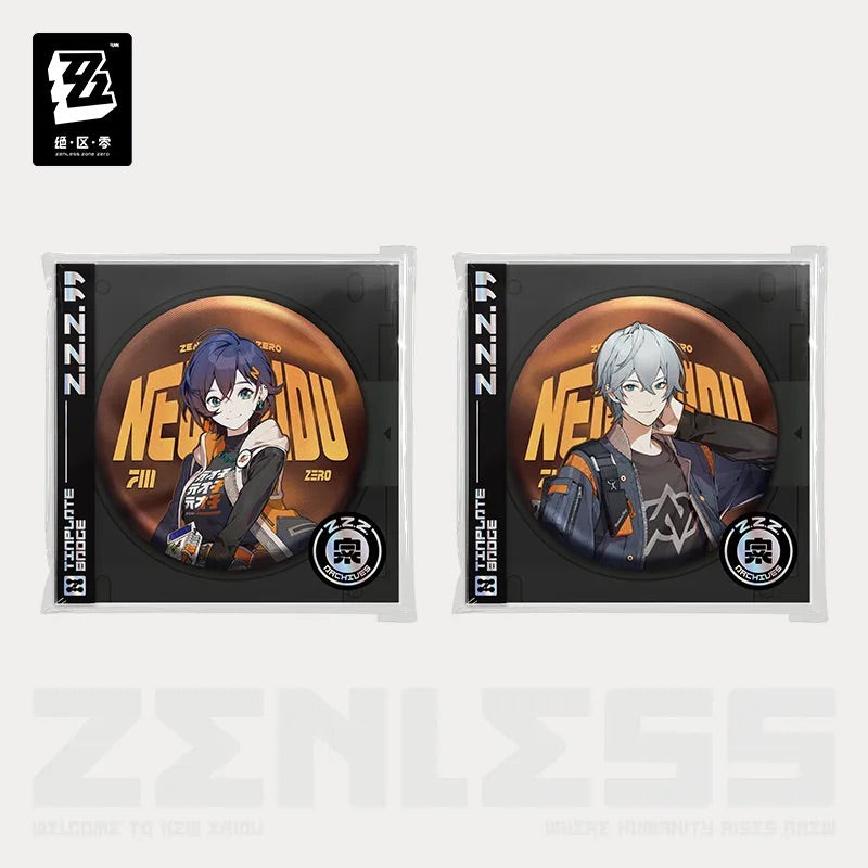 Zenless Zone Zero Artwork Series Random Play (Phaethon, Proxies, Poxy) Tinplate Badge