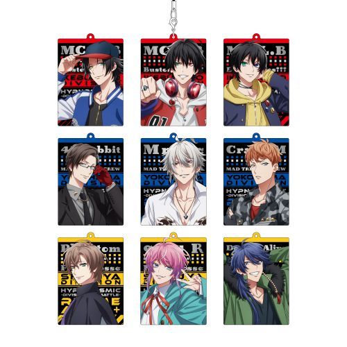 Hypnosismic Division Rap Battle Rhyme Anima + Metal Charm Strap Vol.1 Keychain Box