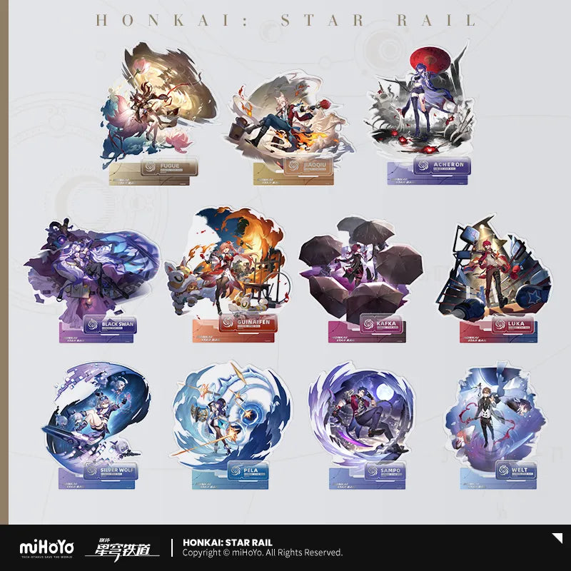 Honkai: Star Rail The Nihility Character Warp Artwork Acrylic Standee