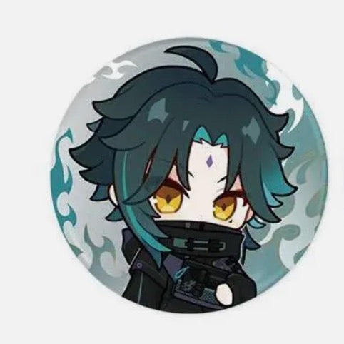 Genshin Impact Xiao Theme Inpression Series Badge (Not For Sale)