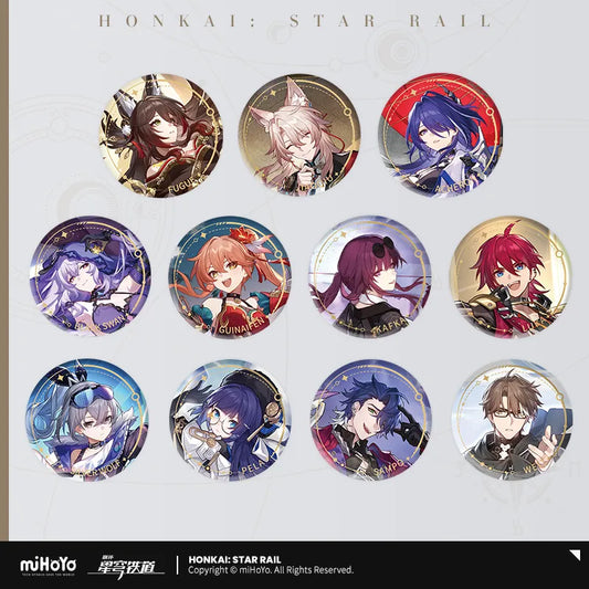 Honkai: Star Rail The Nihility Character Warp Artwork Tinplate Badge