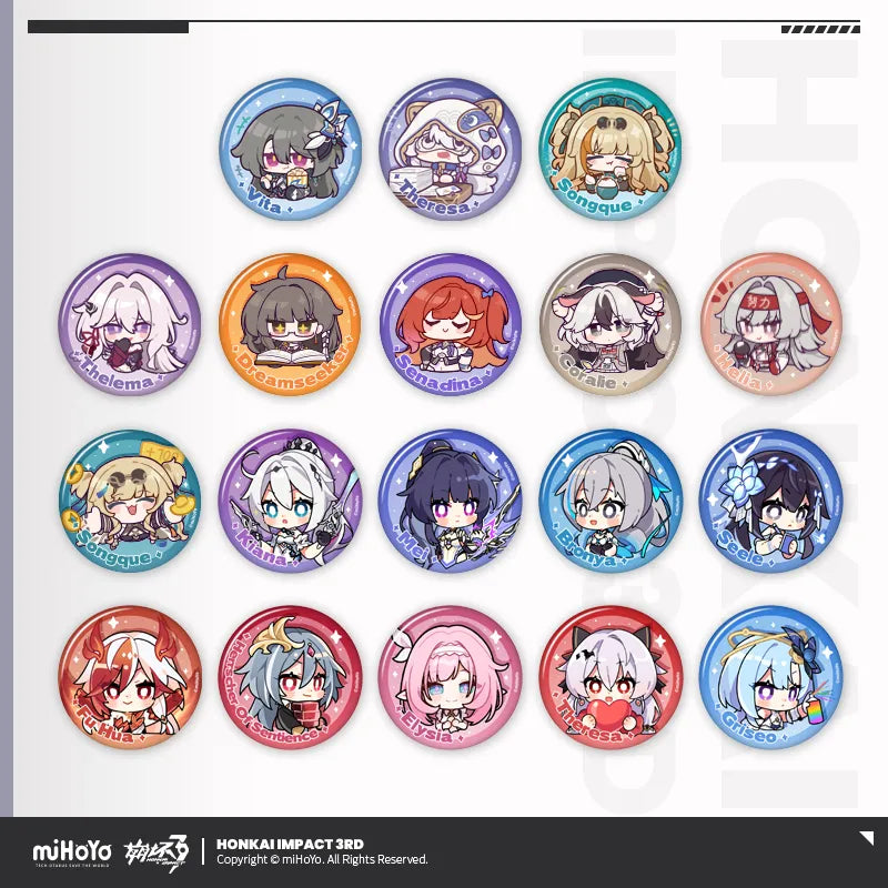 Honkai Impact 3rd HONKAI MEME Series Tinplate Badge