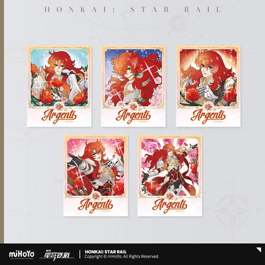 Honkai: Star Rail Argenti Gorgeous Series Imitation Film Card Set