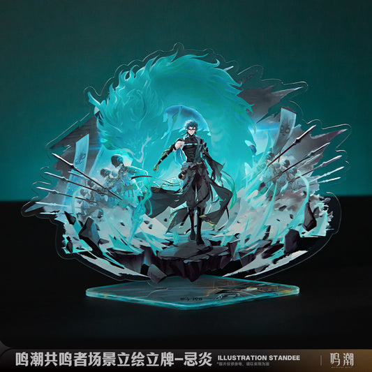 Wuthering Waves Jiyan & Yinlin Resonator Scene Illustration Standee