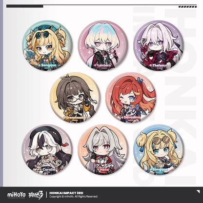 Honkai Impact 3rd Chibi Series Tinplate Badge