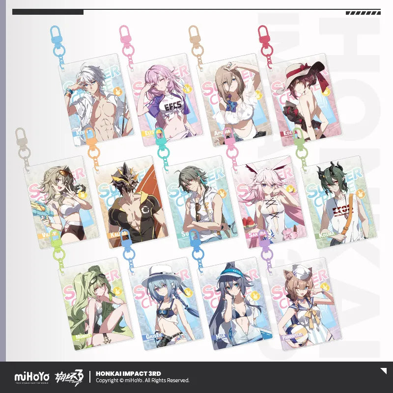 Honkai Impact 3rd Summer Cruise Series Acrylic Keychain Vol.4