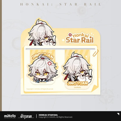 Honkai: Star Rail Pom-Pom Exhibition Series Soft Magnetic Bookmark Set