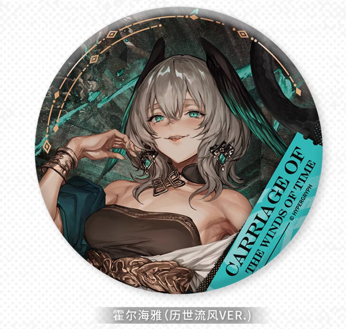 Arknights Glittering Shikishi Badge (SilverAsh / Ho'olheyak / Swire the Elegant Wit)