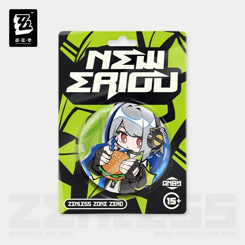 Zenless Zone Zero New Eridu Series Cunning Hares (Gentle House) Chibi Tinplate Badge