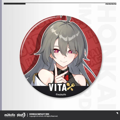 Honkai Impact 3rd Delicious Onboard Series Tinplate Badge