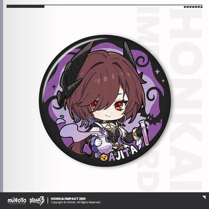 Honkai Impact 3rd The Seven Shus Night of Encounters Series Chibi Tinplate Badge