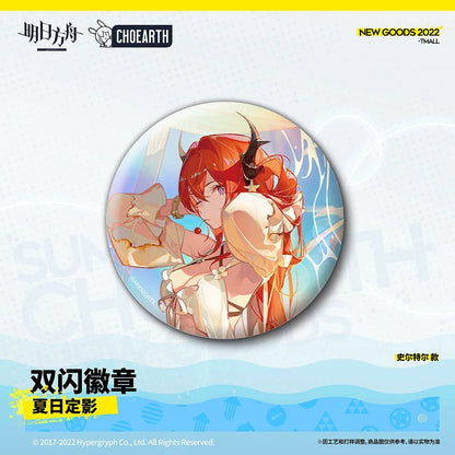 Arknights Summer Reflection Series Glittering Shikishi Badge