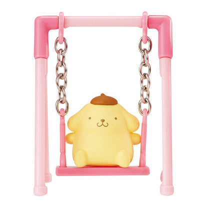 Bandai Sanrio Characters On A Swing Figure Gashapon