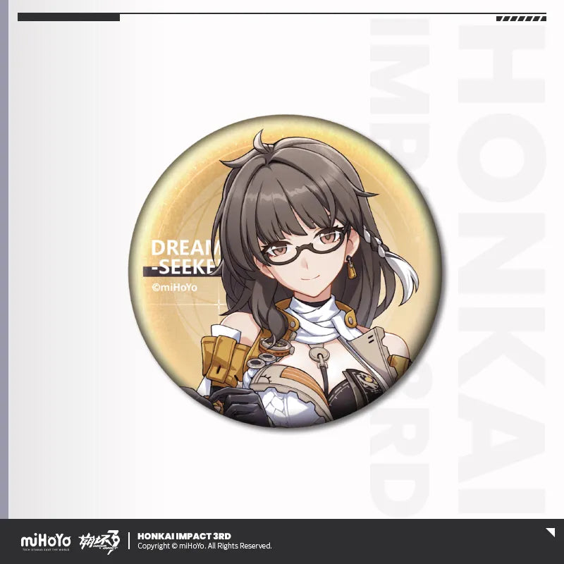 Honkai Impact 3rd Portrait Series Tinplate Badge Vol.2