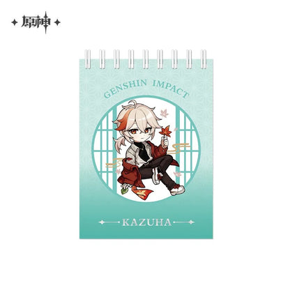 Genshin Impact Court of Outing Chibi Character Series Spiral Notebook