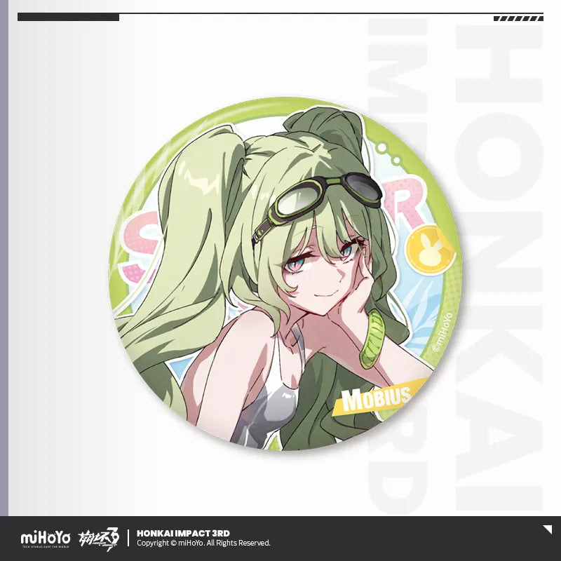 Honkai Impact 3rd Summer Cruise Series Tinplate Badge Vol.4