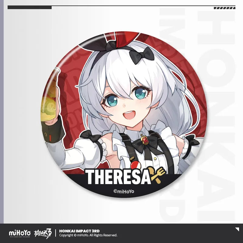 Honkai Impact 3rd Delicious Onboard Series Tinplate Badge