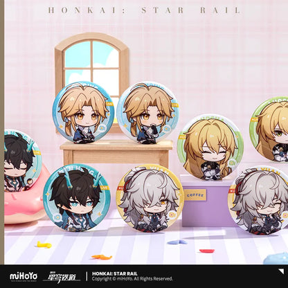 Honkai: Star Rail Owlbert's Reception Room Series Tinplate Badge Set