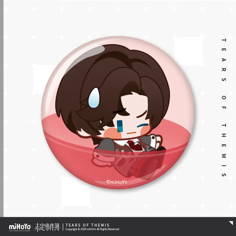 Tears of Themis Hao Yun Qi Yu Series Chibi Tinplate Badge