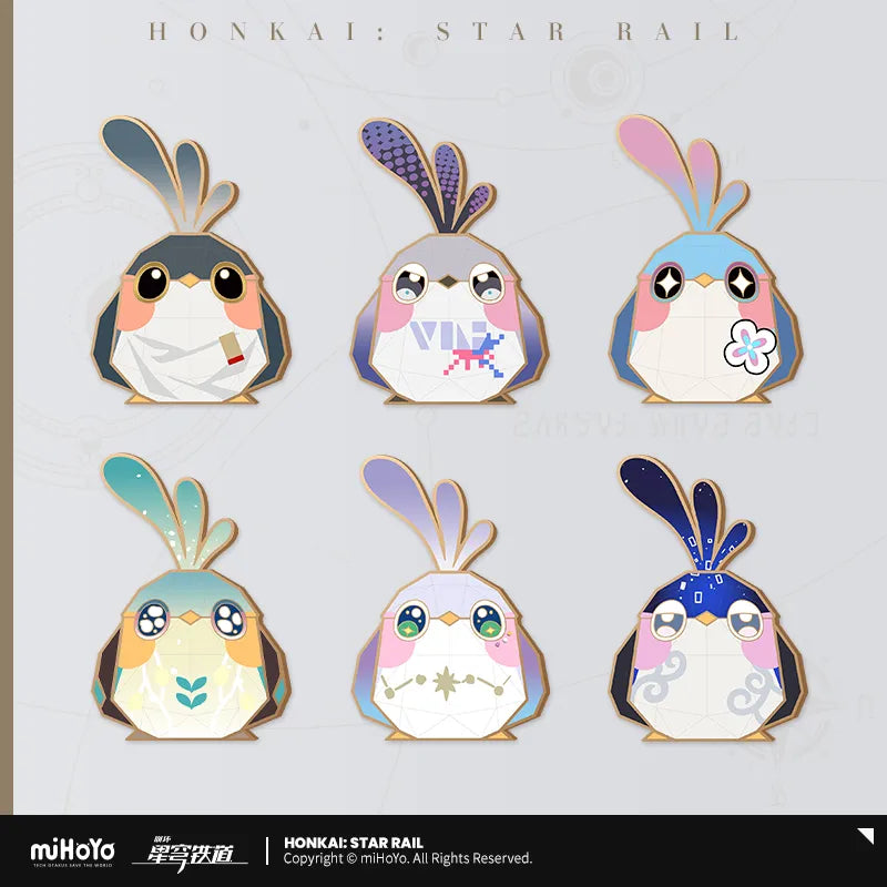 Honkai: Star Rail Origami Bird Clash Series Metal Bookmark