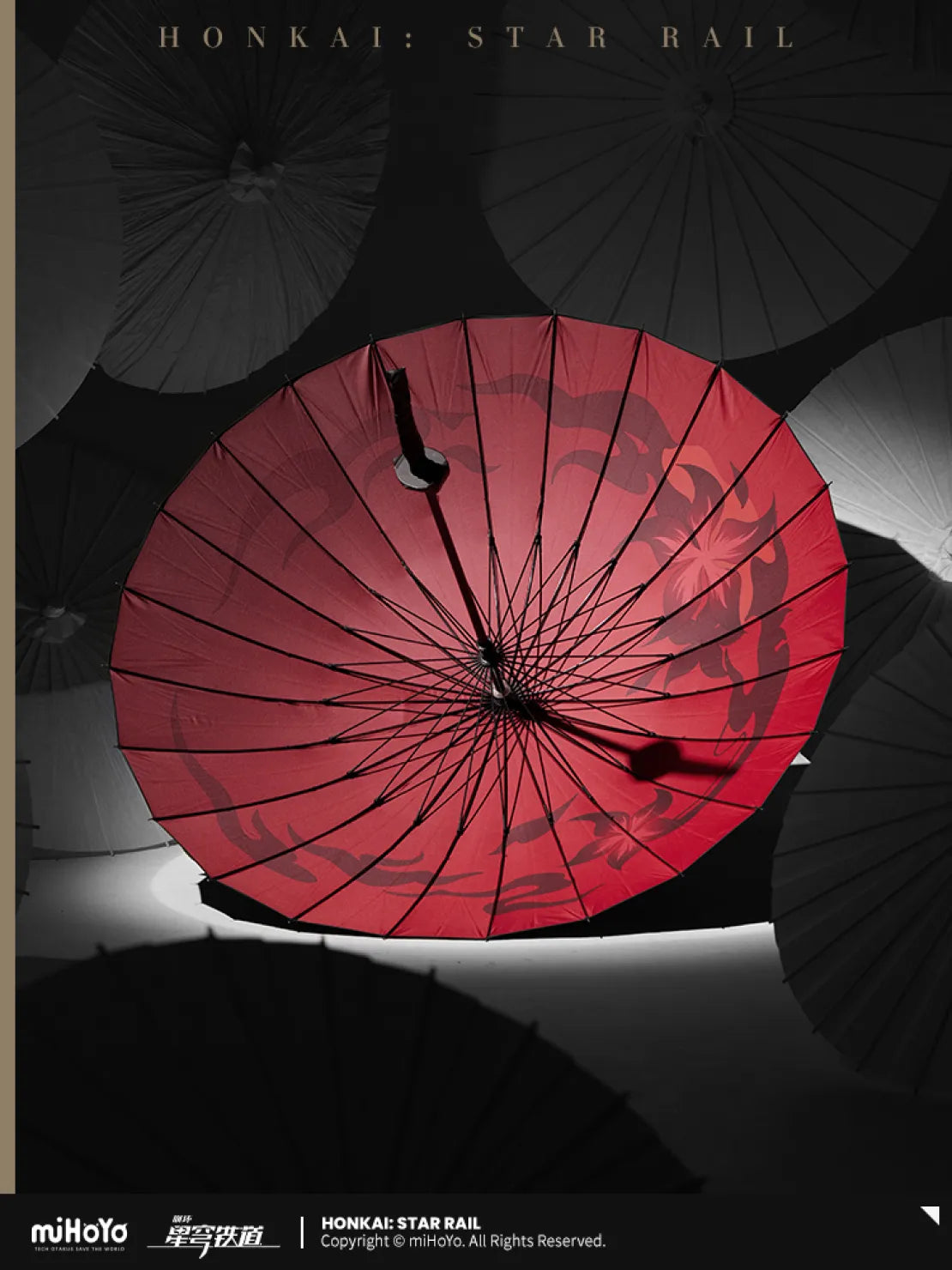 Honkai: Star Rail Acheron Theme Impression Series Long Handle Umbrella