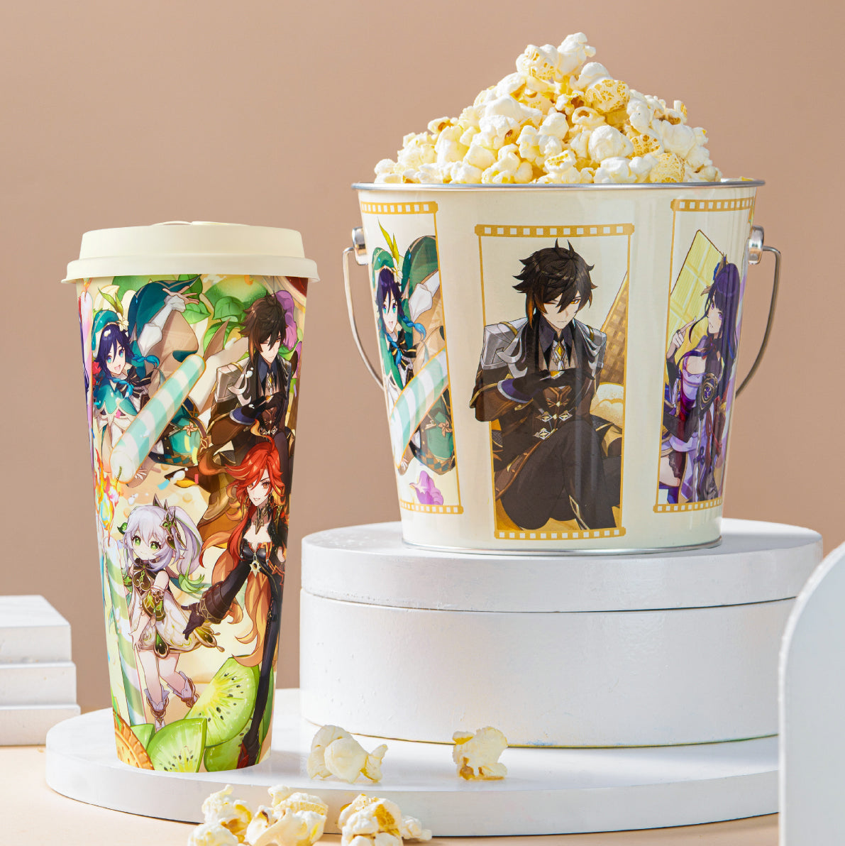 Genshin Impact x Wanda Film "Magic Screen Journey: A Date with Light and Shadow" Popcorn/Coke Single Meal