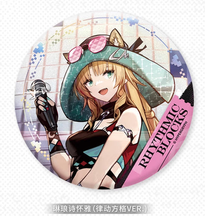 Arknights Glittering Shikishi Badge (SilverAsh / Ho'olheyak / Swire the Elegant Wit)