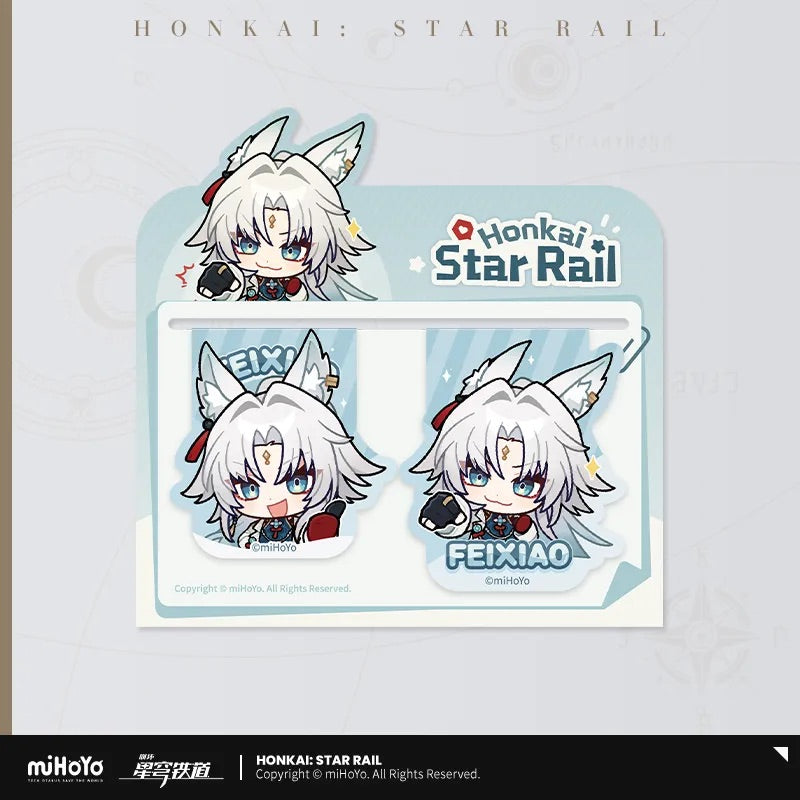 Honkai: Star Rail Pom-Pom Exhibition Series Soft Magnetic Bookmark Set