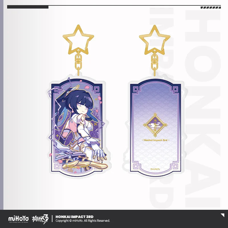 Honkai Impact 3rd A Life of Luck Series Acrylic Glittering Pendant