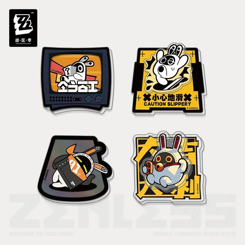 Zenless Zone Zero Equalizing Series Acrylic Refrigerator Magnets Set