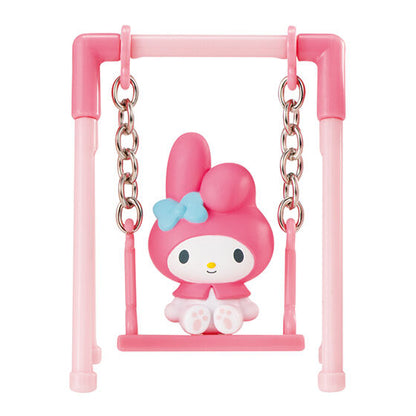 Bandai Sanrio Characters On A Swing Figure Gashapon