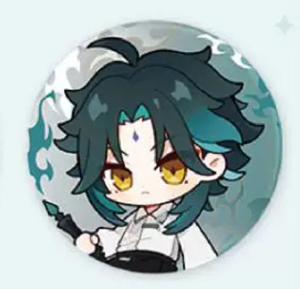 Genshin Impact Xiao Theme Inpression Series Badge (Not For Sale)