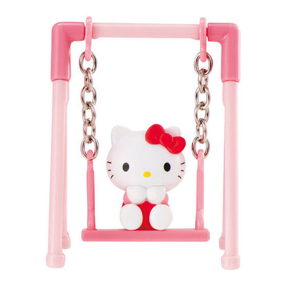 Bandai Sanrio Characters On A Swing Figure Gashapon