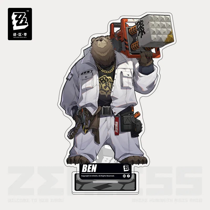 Zenless Zone Zero Artwork Series Belobog Heavy Industries Acrylic Standee