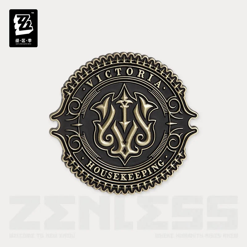 Zenless Zone Zero Factions Series Metal Badge