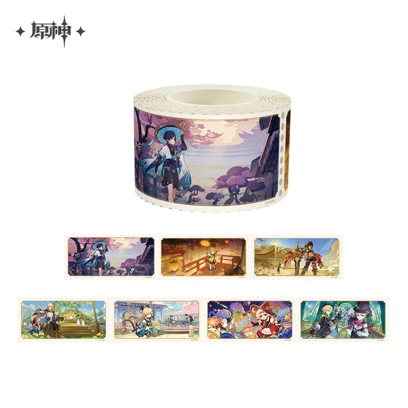 Genshin Impact Floating World Under the Moonlight Series Washi Tape