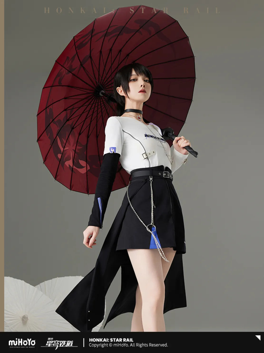 Honkai: Star Rail Acheron Theme Impression Series Long Handle Umbrella