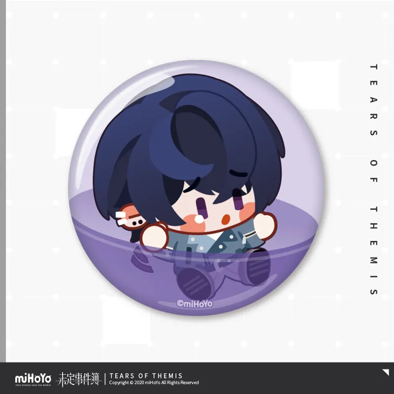 Tears of Themis Hao Yun Qi Yu Series Chibi Tinplate Badge