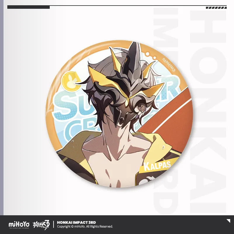 Honkai Impact 3rd Summer Cruise Series Tinplate Badge Vol.4